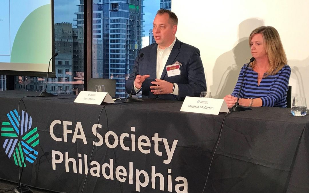 CFA Society event addresses pressing financial industry issues and features Gregory FCA’s Joe Anthony as panelist