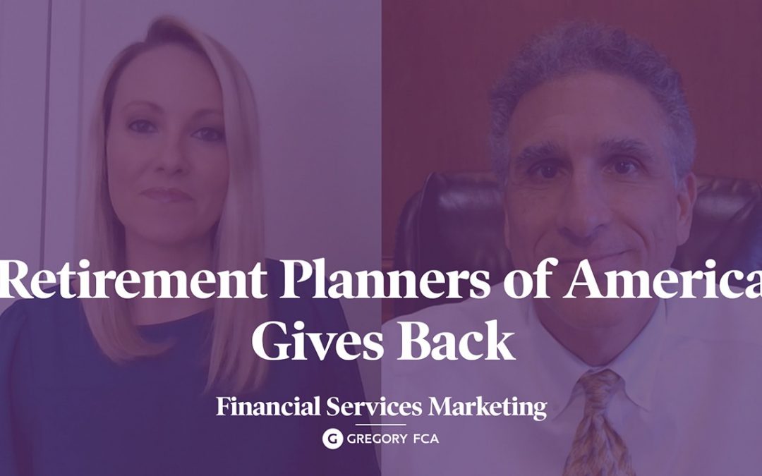 Green Shoots: Retirement Planners of America gives back