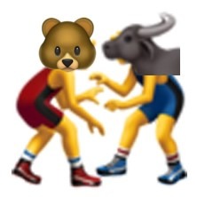 Bear vs Bull Emoji