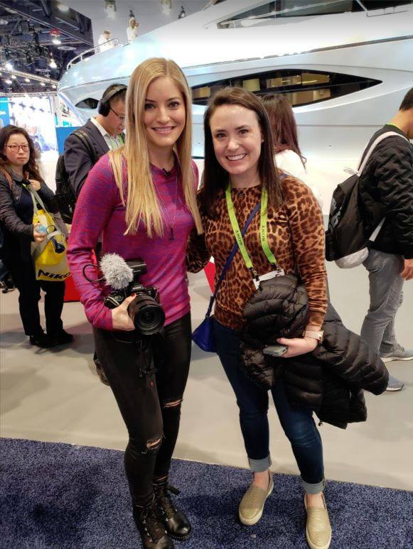 iJustine and Cassie at CES 2019