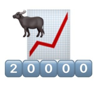 Dow 20,000 Emoji
