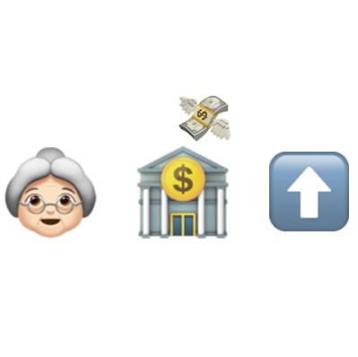 Federal Reserve Raises Rates Emoji