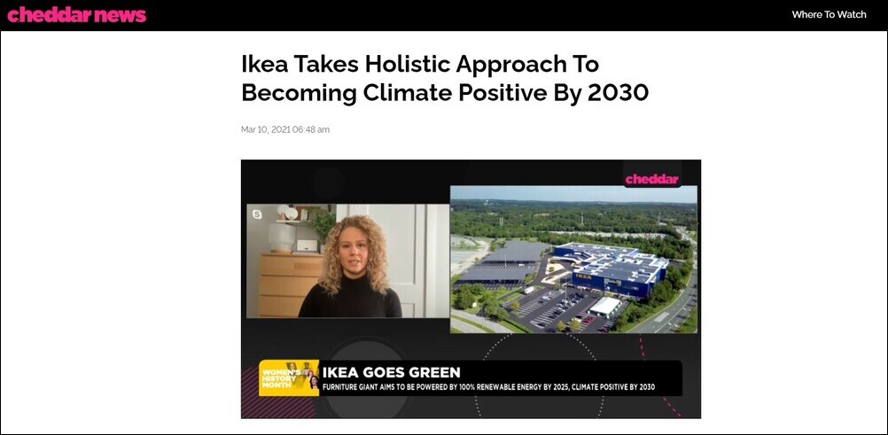 Earth Day Ikea Climate change renewable energy environment solar power
