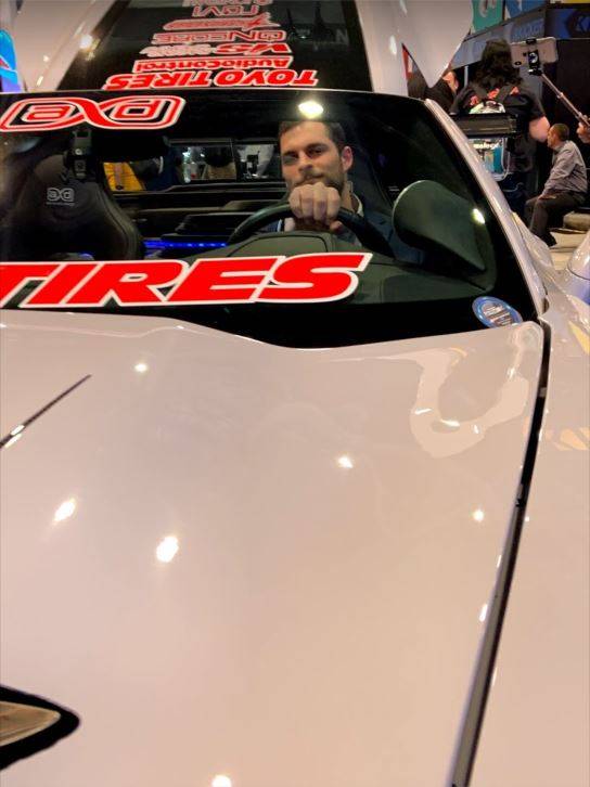 Jake in car CES