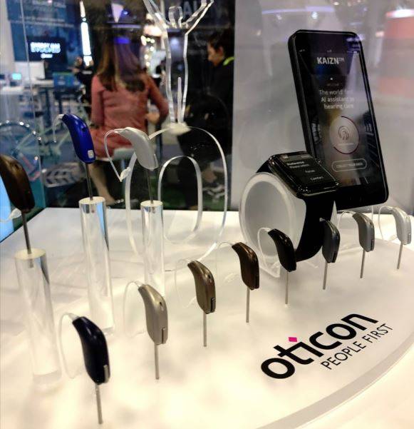 Oticon booth at CES 2019
