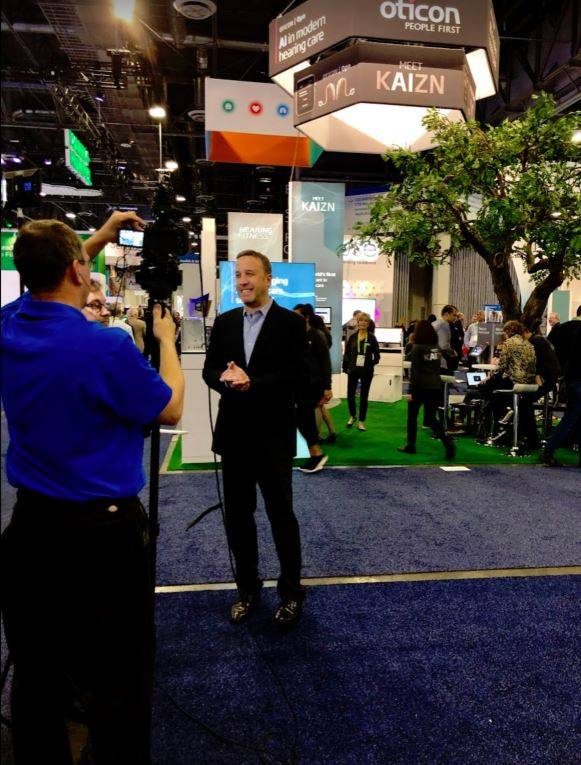 Oticon media interview at CES